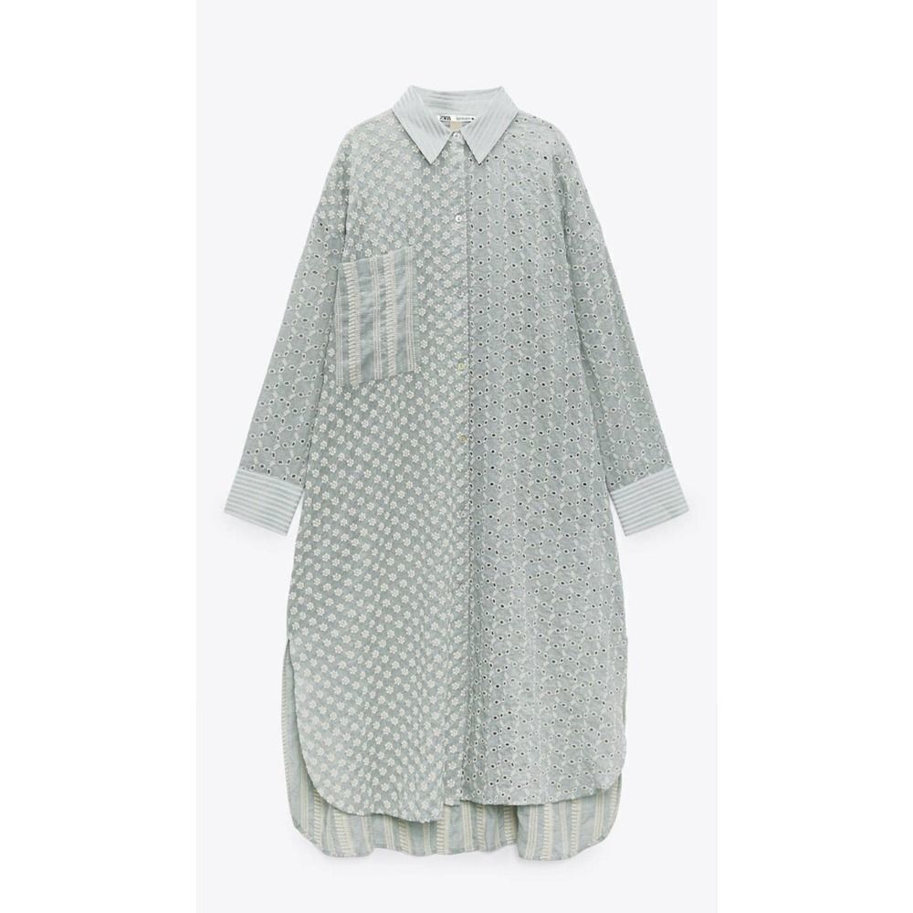 ZARA
Embroidered shirt dress New - Picture 5 of 11